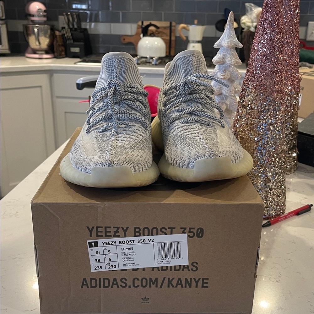 Adidas Yeezy Boost 350 V2 Shoes - Cream and Gray